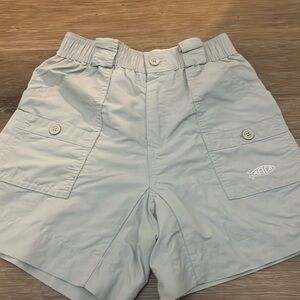 AFTCO Light Gray Kids Cargo Shorts
